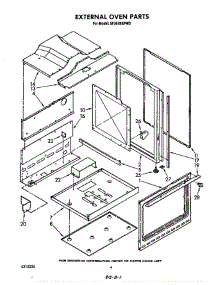 External Oven parts for Whirlpool Range SF365BEPW3 from AppliancePartsPros.com