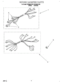 06 - Wiring Harness parts for Whirlpool Range RF3020XDN0 from AppliancePartsPros.com