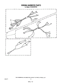 07 - Wiring Harness parts for Whirlpool Range RF3020XPW0 from AppliancePartsPros.com