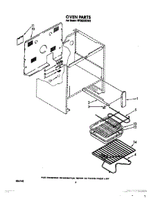 06 - Optional parts for Whirlpool Range RF3020XXW1 from AppliancePartsPros.com
