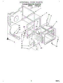 04 - Internal Oven parts for Whirlpool Range RF3020XYN2 from AppliancePartsPros.com