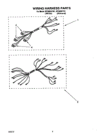 06 - Wiring Harness parts for Whirlpool Range RF3020XYN1 from AppliancePartsPros.com