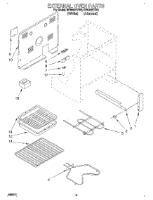 05 - External Oven, Optional parts for Whirlpool Range RF3020XYW2 from AppliancePartsPros.com