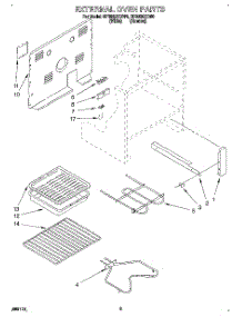 05 - External Oven, Optional parts for Whirlpool Range RF3020XDW0 from AppliancePartsPros.com