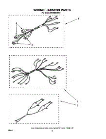07 - Wiring Harness parts for Whirlpool Range RF3020XXW2 from AppliancePartsPros.com
