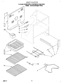 04 - Unit parts for Whirlpool Range RF364PSBW0 from AppliancePartsPros.com
