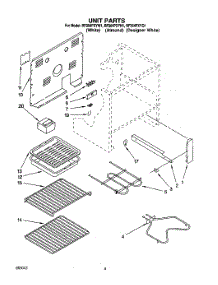 04 - Unit parts for Whirlpool Range RF364PXYN1 from AppliancePartsPros.com