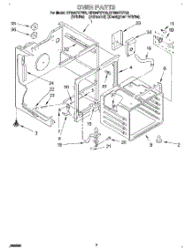 05 - Oven parts for Whirlpool Range RF364PXYQ3 from AppliancePartsPros.com