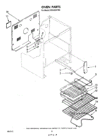 06 - Oven(Continued), Literature And Optional parts for Whirlpool Range RF367BXPW0 from AppliancePartsPros.com