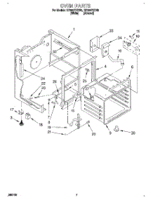 04 - Oven parts for Whirlpool Range RF364PXDN0 from AppliancePartsPros.com