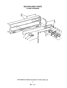 03 - Backguard parts for Whirlpool Range SF5140SPW0 from AppliancePartsPros.com