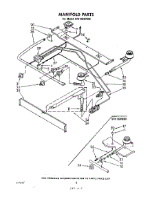 04 - Manifold parts for Whirlpool Range SF5140SPW0 from AppliancePartsPros.com