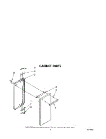 03 - Cabinet parts for Whirlpool Range SF5140SRN2 from AppliancePartsPros.com