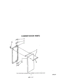 03 - Cabinet Door parts for Whirlpool Range SF5140SRW9 from AppliancePartsPros.com