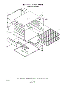 04 - Internal Oven parts for Whirlpool Range SF5140SRW9 from AppliancePartsPros.com