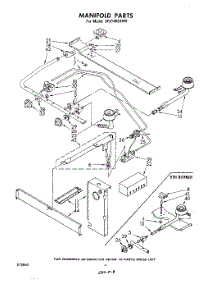 03 - Manifold parts for Whirlpool Range SF5140EKW0 from AppliancePartsPros.com