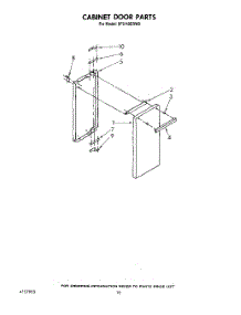 07 - Cabinet parts for Whirlpool Range SF5140ERW0 from AppliancePartsPros.com