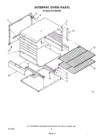 04 - Internal Oven parts for Whirlpool Range SF5140SRW3 from AppliancePartsPros.com
