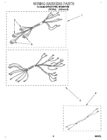 06 - Wiring Harness, Lit / Optional parts for Whirlpool Range RF315PCYW2 from AppliancePartsPros.com