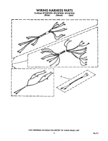 07 - Wiring Harness parts for Whirlpool Range RF315PXXW1 from AppliancePartsPros.com