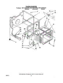 06 - Oven parts for Whirlpool Range RF315PXXN2 from AppliancePartsPros.com