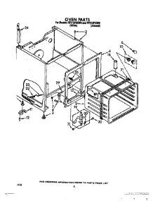 06 - Oven parts for Whirlpool Range RF315PXXN0 from AppliancePartsPros.com