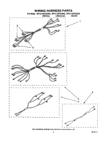 07 - Wiring Harness parts for Whirlpool Range RF315PXXW2 from AppliancePartsPros.com