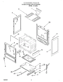 04 - Chassis parts for Whirlpool Range SF325PEEN0 from AppliancePartsPros.com