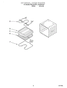 05 - Internal Oven parts for Whirlpool Range RS610PXGW1 from AppliancePartsPros.com