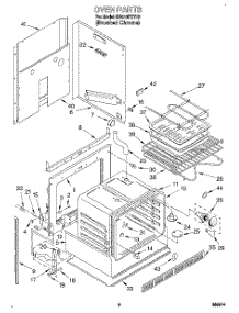 03 - Oven, Literature parts for Whirlpool Range RS610PXYH3 from AppliancePartsPros.com
