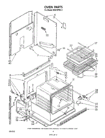 03 - Oven parts for Whirlpool Range RS610PXK3 from AppliancePartsPros.com