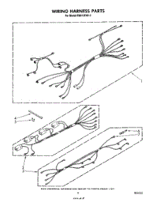 06 - Wiring Harness parts for Whirlpool Range RS610PXK3 from AppliancePartsPros.com