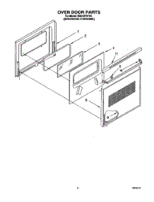 04 - Oven Door, Optional parts for Whirlpool Range RS610PXYH4 from AppliancePartsPros.com