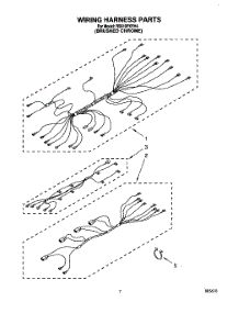 05 - Wiring Harness parts for Whirlpool Range RS610PXYH4 from AppliancePartsPros.com