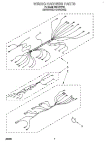 05 - Wiring Harness parts for Whirlpool Range RS610PXYH2 from AppliancePartsPros.com