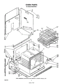 03 - Oven parts for Whirlpool Range RS610PXK2 from AppliancePartsPros.com