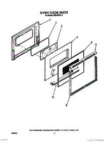 05 - Oven Door, Optional parts for Whirlpool Range RS610PXV2 from AppliancePartsPros.com