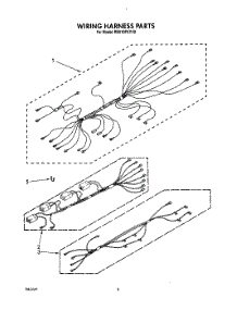 06 - Wiring Harness parts for Whirlpool Range RS610PXYH0 from AppliancePartsPros.com