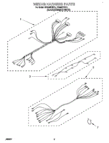 04 - Wiring Harness, Lit / Optional parts for Whirlpool Range RS696PXBQ1 from AppliancePartsPros.com