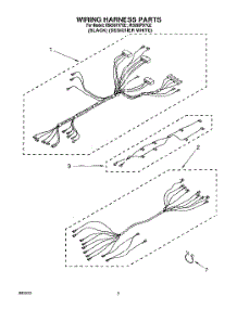 04 - Wiring Harness, Lit / Optional parts for Whirlpool Range RS696PXYB2 from AppliancePartsPros.com