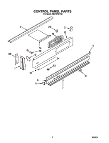 03 - Control Panel parts for Whirlpool Range RS675PXYH0 from AppliancePartsPros.com