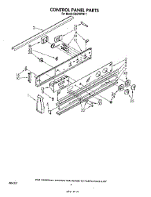 03 - Control Panel parts for Whirlpool Range RS675PXK1 from AppliancePartsPros.com