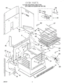 03 - Oven, Lit / Optional parts for Whirlpool Range RS675PXBH2 from AppliancePartsPros.com