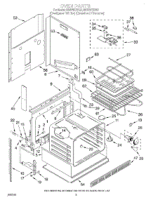 03 - Oven, Lit / Optional parts for Whirlpool Range RS675PXYQ1 from AppliancePartsPros.com
