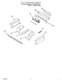 05 - Top Venting parts for Whirlpool Range RS696PXGB7 from AppliancePartsPros.com