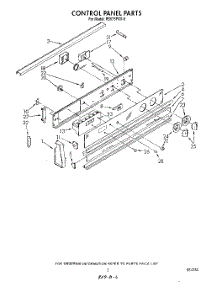 03 - Control Panel parts for Whirlpool Range RS675PXV0 from AppliancePartsPros.com
