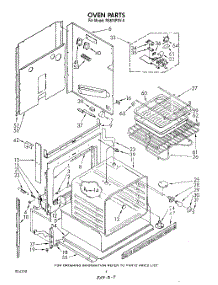 04 - Oven parts for Whirlpool Range RS675PXV0 from AppliancePartsPros.com