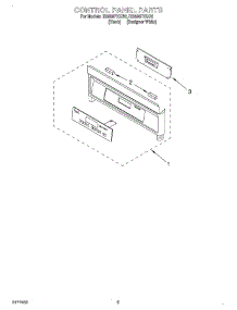 03 - Control Panel parts for Whirlpool Range RS696PXGQ2 from AppliancePartsPros.com