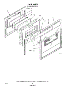 06 - Door parts for Whirlpool Range RS675PXV0 from AppliancePartsPros.com