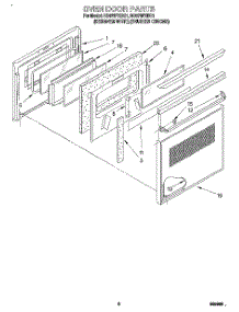 05 - Oven Door, Optional parts for Whirlpool Range RS675PXBQ1 from AppliancePartsPros.com